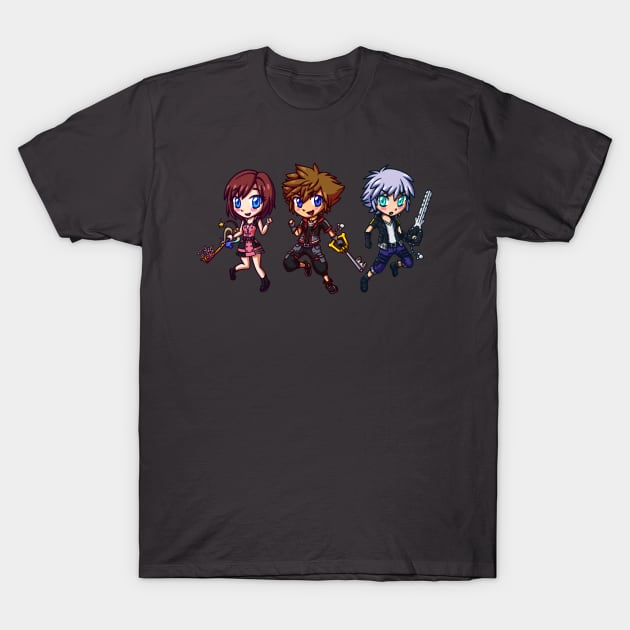 The Paopu Trio KHIII Chibis T-Shirt by LankySandwich